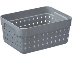 Plastikinė dėžutė Seoul L NHG 7.3x11.8x15.8cm Tradewinds Gray