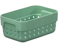 Plastikinė dėžutė Seoul S NHG 5x7.8x11.8cm Rosemary Žalias