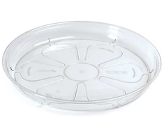 Plastikinė lėkštelė COUBI, skaidrios sp., Ø 21 cm