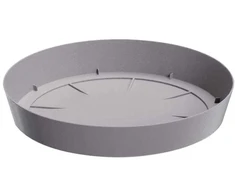 Plastikinė lėkštelė LOFLY, tamsiai pilkos sp., 27 cm