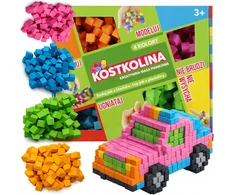 PLASTIKINĖ MASĖ Kostkolina VAIKAMS 4 SPALVŲ meno ir žaidimų žaislų rinkinys
