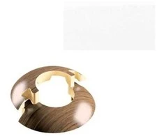Plastikinė vamzdžių apdaila W-PS-RO18F-M089, Ø 18 mm, pakuotėje 2 vnt.