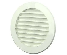 Plastikinės ventiliacijos grotelės VENTS MV100BVS, DN100, apvalios