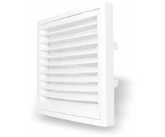 Plastikinės ventiliacijos grotelės VM100100K, 100 x 100 mm, klijuojama