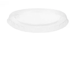 Plastikiniai dangteliai padažų indeliams Ø66mm/100vnt. permatomi/OPS