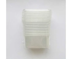 Plastikiniai indai su dangčiais maistui laikyti 0.25L/pak.10vnt.