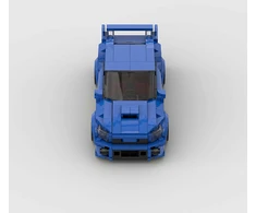 Plastikiniai konstrukciniai blokeliai SUBARU WRX STI Car Car Gift HIT