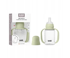 Plastikinis BIBS kūdikio buteliukas, 150ml, nuo pilvo dieglių, 6m + silikoninis žindukas
