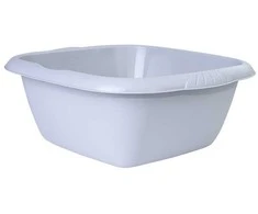 Plastikinis dubuo Aleana 9L š.pilkas/kvadratinis