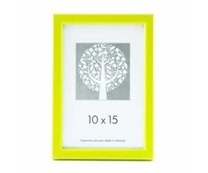 Nuotraukų rėmelis Plastikinis fotorėmelis 10x15cm geltonas