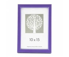Nuotraukų rėmelis Plastikinis fotorėmelis 10x15cm violetinis
