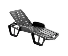 Tradgard Gultas PROGARDEN LETTINO 91006, juodas, 192×71×100 cm