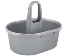 Plastikinis įdėklas kibirui Aleana 15L pilkas