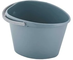 Plastikinis kibiras Aleana 10L mėlynai pilkas