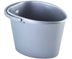 Plastikinis kibiras Aleana 10L pilkas