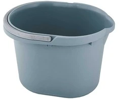 Plastikinis kibiras Aleana 15L mėlynas
