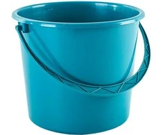 Plastikinis kibiras Aleana 18L turkio spalvos