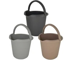 Plastikinis kibiras York 12L skirtingų spalvų