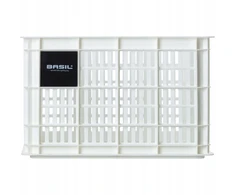 Plastikinis krepšys Basil Crate - Baltas - 34x40x25 cm - 29,5 litrų - dviračiui