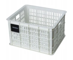 Plastikinis krepšys Basil Crate - Baltas - 34x40x25 cm - 29,5 litrų - dviračiui