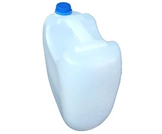 Plastikinis kuro kanistras ALBURNUS, 10 l, su piltuvu