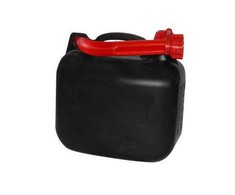Plastikinis kuro kanistras ALBURNUS, 10 l, su piltuvu