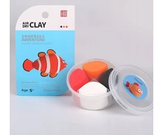 PLASTIKINIS MASĖS RINKINYS IŠ 12 VIENŲ SUPER MOLIO PUTOLO ŽUVŲ VANDENYNAS DIZAINAS