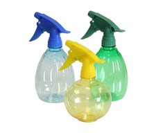 Plastikinis purkštuvas, įvairių sp., skaidrios sp., 0,4 l