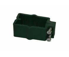 Besk Plastikinis spaustukas 40x60mm Žalias