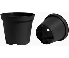Nicoli 3l vazonas CONTAINER IME 18cm juodas