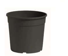 Nicoli 2,4l vazonas CONTAINER IME 17cm juodas