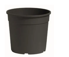 Nicoli 1,3l vazonas CONTAINER IME 14cm juodas
