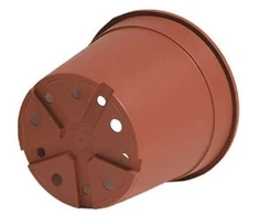 Nicoli 4,4l vazonas CONTAINER IME 21cm rudas