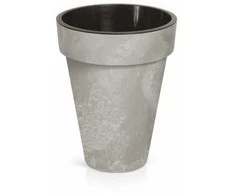 Gėlių vazonas Prosperplast Cube Slim Beton Effect, 35,5 x 44 cm