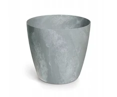 Dekoratyvinis gėlių vazonas Mate Ø14cm H13cm plastik./antrac. sp.