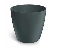 Plastikinis vazonas MATE, antracito sp., 16 x 15 cm