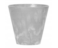 Plastikinis vazonas MATE BETON EFFECT, betono sp., 24 x 22 cm