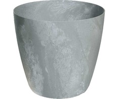 Plastikinis vazonas MATE BETON EFFECT, betono sp., 18 x 16 cm