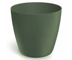 Dekoratyvinis gėlių vazonas Mate Ø24cm H21.5cm plastikinis/žalias