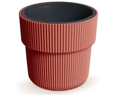 Prosperplast Plastikinis vazonas MILLY, su įdėklu, vario sp., 30 x 28,5 cm
