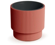 Prosperplast Plastikinis vazonas MILLY, su įdėklu, vario sp,. 30 x 29 cm
