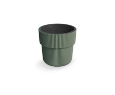 Prosperplast Plastikinis vazonas MILLY, su įdėklu, žalios sp., 30 x 28,5 cm