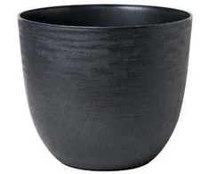 Plastikinis vazonas TERA OVER 38, juodos sp., 38 x 38 x 62 cm