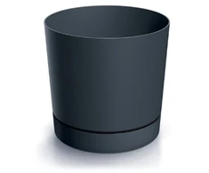 Dekoratyvinis gėlių vazonas Tubo P Ø12.8cm H12.8cm plastikinis/baltas