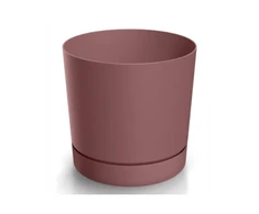 Dekoratyvinis gėlių vazonas Tubo P Ø12.8cm H12.8cm plastikinis/Marsala