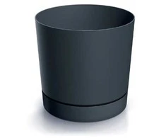 Dekoratyvinis gėlių vazonas Tubo P Ø19.9cm H19.6cm plastikinis/Marsala