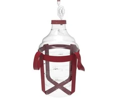 Plastikinis vyno indas su diržais Demijohn Browin 25L