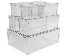 Plastikinių talpų rinkinys Nordic Quality 7 vnt / 2360037
