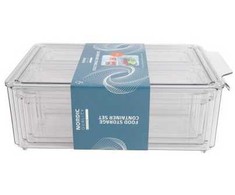 Plastikinių talpų rinkinys Nordic Quality 7 vnt / 2360037