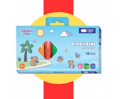 Plastilinas 10 spalvų Yummy Yum Capybara Happy Color